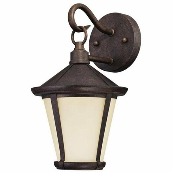 Brightbomb Darcy One Light LED Outdoor Wall Lantern, Victorian Bronze BR837112